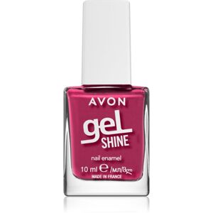 Avon Gel Shine körömlakk géles hatással árnyalat Happy Blooms 10 ml