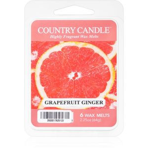 Country Candle Grapefruit Ginger illatos viasz aromalámpába 64 g