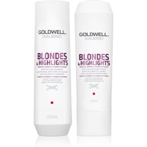 Goldwell Dualsenses Blondes & Highlights kozmetika szett (semlegesíti a sárgás tónusokat)