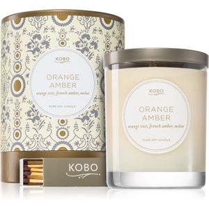 KOBO Motif Orange Amber illatgyertya 312 g