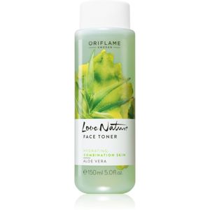 Oriflame Love Nature bőrtisztító víz Aloe Vera tartalommal 150 ml