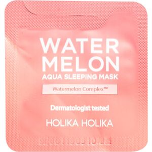 Holika Holika Watermelon Mask intenzív éjszakai maszk a száraz és dehidratált bőr azonnali regenerálásáért 1 ml