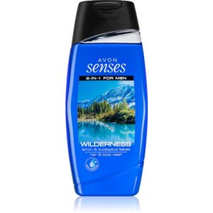Avon Senses Wilderness tusfürdő gél és sampon 2 in 1 100 ml