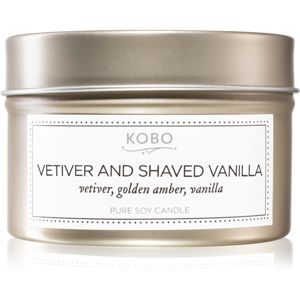 KOBO Coterie Vetiver and Shaved Vanilla illatgyertya alumínium dobozban 113 g