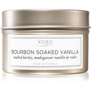 KOBO Natural Math Bourbon Soaked Vanilla illatgyertya alumínium dobozban 113 g