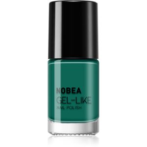 NOBEA Day-to-Day Gel-like Nail Polish körömlakk géles hatással árnyalat #N65 Emerald green 6 ml