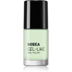NOBEA Day-to-Day Gel-like Nail Polish körömlakk géles hatással árnyalat #N66 Lime sorbet 6 ml