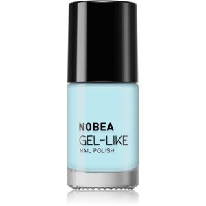 NOBEA Day-to-Day Gel-like Nail Polish körömlakk géles hatással árnyalat #N67 Sky blue 6 ml