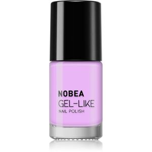 NOBEA Day-to-Day Gel-like Nail Polish körömlakk géles hatással árnyalat #N69 Sweet violet 6 ml