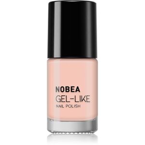 NOBEA Day-to-Day Gel-like Nail Polish körömlakk géles hatással árnyalat #N72 Nude beige 6 ml