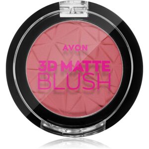 Avon 3D Matte arcpirosító matt hatással árnyalat Warm Flush 3,6 g