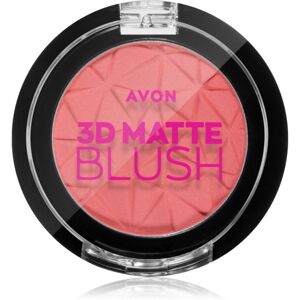 Avon 3D Matte arcpirosító matt hatással árnyalat Peach 3,6 g