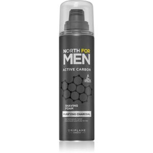 Oriflame North for Men Active Carbon borotválkozási hab 200 ml
