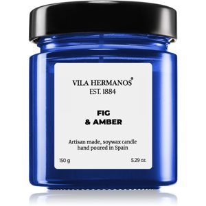 Vila Hermanos Apothecary Cobalt Blue Fig & Amber illatgyertya 150 g