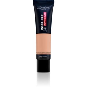 L’Oréal Paris Infallible 24H Matte Cover hosszan tartó make-up matt hatással 145 Rose Beige 30 ml