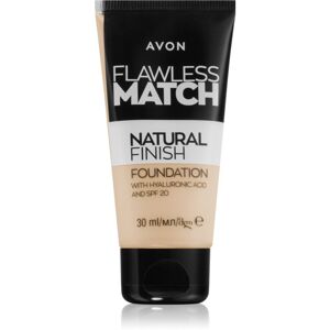 Avon Flawless Match Natural Finish hidratáló alapozó SPF 20 árnyalat 125G Warm Ivory 30 ml