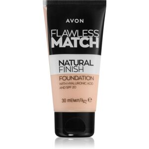 Avon Flawless Match Natural Finish hidratáló alapozó SPF 20 árnyalat 145P Ivory Pink 30 ml