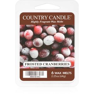 Country Candle Frosted Cranberries illatos viasz aromalámpába 64 g