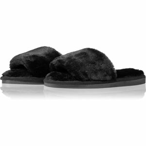 Notino Luxe Collection Fluffy slippers papucs Black
