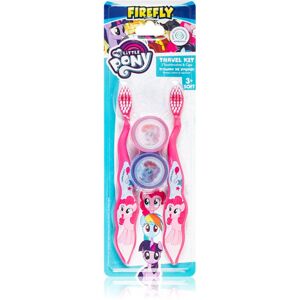 My Little Pony Travel Kit gyermek fogkefe fedővel gyenge Pink/Pink 2 db
