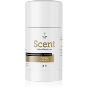 Golden Tree Scent Natural Deodorant alumínium sótól mentes dezodor Vanila and Lemon 75 ml