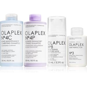Olaplex The Ultimate Enhancing, Detoxing & Hydrating Kit for Blondes erősítő ápolás (szőke hajra)