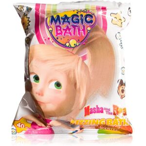 Masha & The Bear Magic Bath Bath Bomb pezsgő fürdőgolyó Mango 40 g