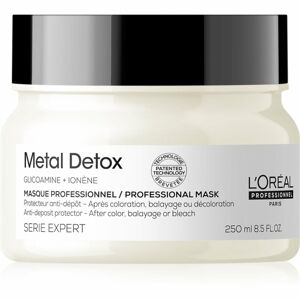 L’Oréal Professionnel Serie Expert Metal Detox mélyen tápláló maszk a festett és károsult hajra 250 ml