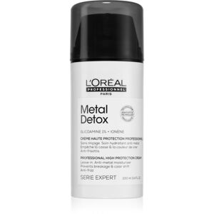 L’Oréal Professionnel Serie Expert Metal Detox védőkrém a töredezett, károsult hajra 100 ml