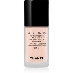 Chanel Le Teint Ultra tartós matt alapozó SPF 15 árnyalat 22 Beige Rosé 30 ml