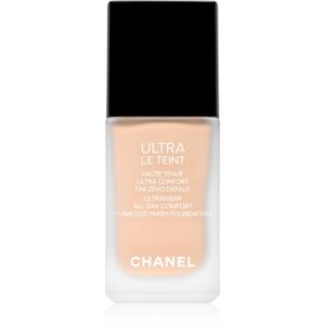Chanel Ultra Le Teint Flawless Finish Foundation tartós matt alapozó egységesíti a bőrszín tónusait árnyalat BR12 30 ml