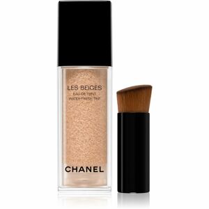 Chanel Les Beiges Water-Fresh Tint könnyű hidratáló alapozó applikátorral árnyalat Medium Light 30 ml