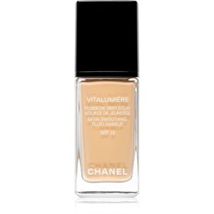Chanel Vitalumière Radiant Moisture Rich Fluid Foundation világosító hidratáló make-up árnyalat 30 Cendré 30 ml