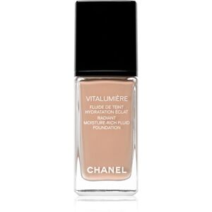 Chanel Vitalumière Radiant Moisture Rich Fluid Foundation világosító hidratáló make-up árnyalat 50 - Naturel 30 ml