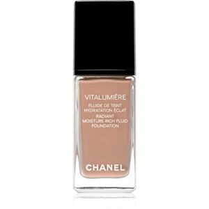 Chanel Vitalumière Radiant Moisture Rich Fluid Foundation világosító hidratáló make-up árnyalat 60 - Hâlé 30 ml