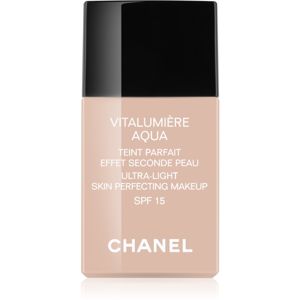 Chanel Vitalumière Aqua ultra könnyű make-up a ragyogó bőrért árnyalat 70 Beige 30 ml
