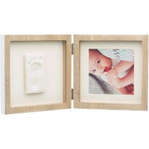 Baby Art Square Frame baba kéz- és láblenyomat-készítő szett Wooden 1 db