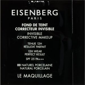 Eisenberg Le Maquillage Fond De Teint Correcteur Invisible természetes hatású make-up SPF 25 árnyalat 00 Natural Porcelain 1 ml