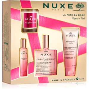 Nuxe Set 2023 Happy in Pink karácsonyi ajándékszett (arcra, testre és hajra)