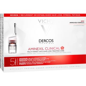 Vichy Dercos Aminexil Clinical 5 célzott ápolás hajhullás ellen hölgyeknek 21x6 ml