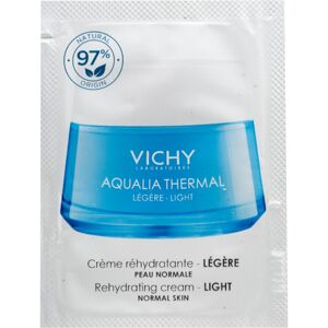 Vichy Aqualia Thermal Light könnyű hidratáló krém normál víz normál és kombinált, érzékeny bőrre 1.5 ml