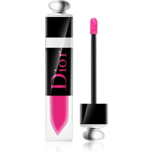 Dior Dior Addict Lacquer Plump hosszantartó folyékony rúzs a telt ajkakért árnyalat 676 Dior Fever 5,5 ml