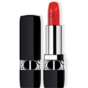DIOR Rouge Dior hosszan tartó rúzs utántölthető árnyalat 080 Red Smile Satin 3,5 g