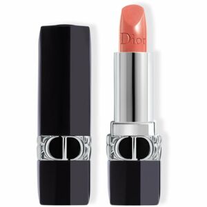 DIOR Rouge Dior Mineral Glow Limited Edition hosszan tartó rúzs utántölthető árnyalat 441 Mineral Peach Satin 3,5 g