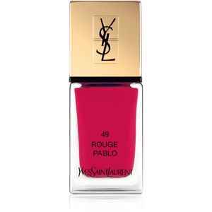 Yves Saint Laurent La Laque Couture körömlakk árnyalat 49 Rouge Pablo 10 ml