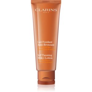Clarins Self Tanning Milky-Lotion önbarnító krém testre és arcra hidratáló hatással 125 ml