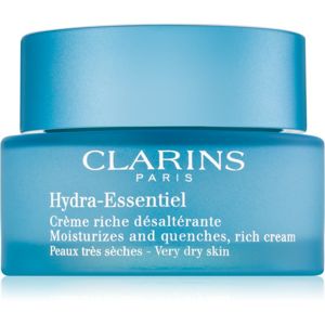 Clarins Hydra-Essentiel Rich Cream gazdag hidratáló krém nagyon száraz bőrre 1 50 ml