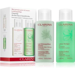 Clarins Cleansing Milk & Toning Lotion kozmetika szett II. hölgyeknek