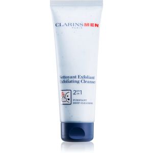 Clarins Men Exfoliating Cleanser arctisztító peeling 2 az 1-ben 125 ml