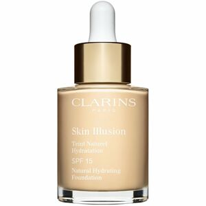 Clarins Skin Illusion Natural Hydrating Foundation világosító hidratáló make-up SPF 15 árnyalat 100.5 Cream 30 ml